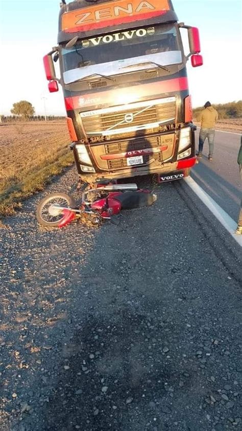 Tr Gico Un Motociclista Perdi La Vida Tras Ser Chocado Por Un Cami N