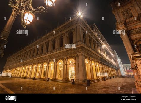 Piazza San Marco by night, VENICE, ITALY Stock Photo - Alamy