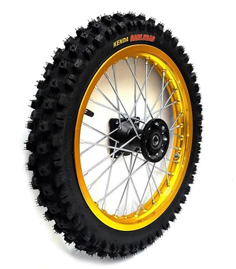 Pit Bike Gold Front Wheel 14 Inch Tyre