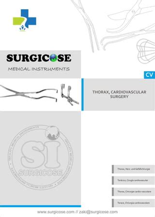 Thorax Cardiovascular Surgery Surgicose Pdf