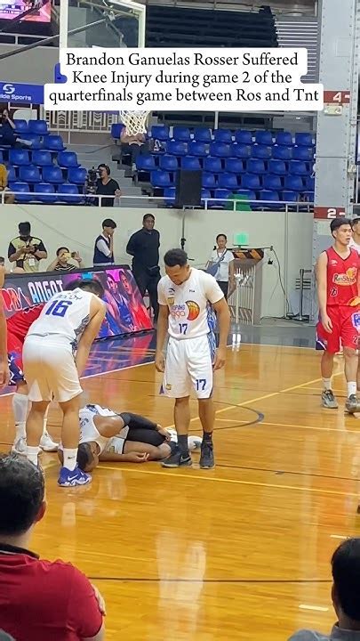 Get Well Soon Brandon Ganuelas Rosser Wag Naman Sana Acl Injury Para