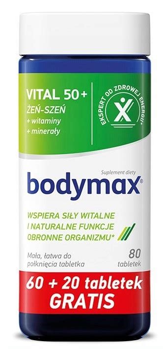 Bodymax Vital E Sze Energia Witalno Szt