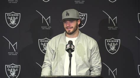 Raiders Qb Derek Carr Postgame News Conference Week Win Over Colts