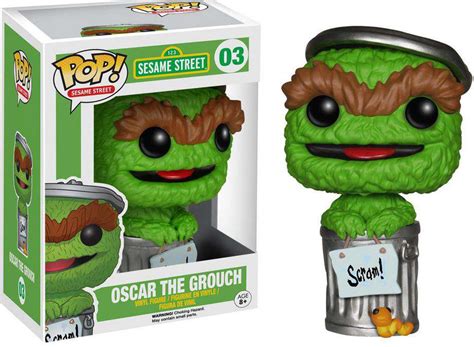 Funko Sesame Street Pop Tv Oscar The Grouch Vinyl Figure 03 Toywiz