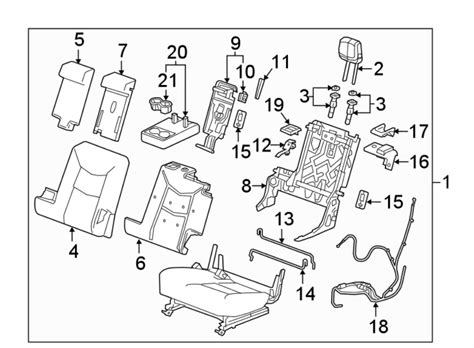 Cadillac Xt5 Seat Back Cushion Cover 60 Side Seat Back 84686748 Stingray Chevrolet Plant