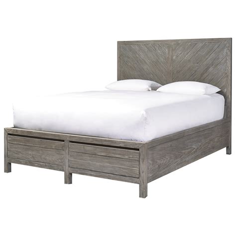 Universal Curated Biscayne Queen Bed With 2 Footboard Drawers Reeds