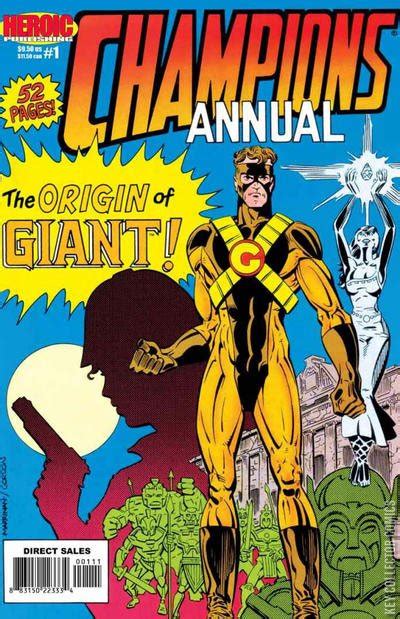 Champions Annual Color Reprint By Heroic Publishing Key Collector Comics