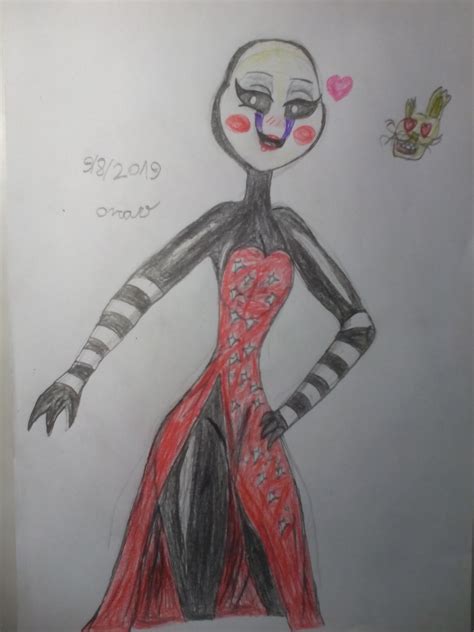 Fnafng Marionette In Dress By Zomboider On Deviantart