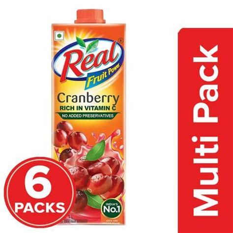 Buy Real Fruit Juice Cranberry Rich In Vitamin C Online At Best Price Of Rs 7392 Bigbasket