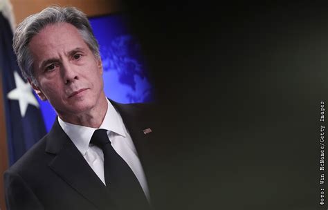 US Secretary Of State Anthony Blinken Arrives In Helsinki To Discuss