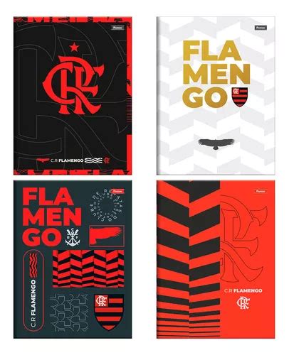 Caderno Brochurão Flamengo Capa Dura 80 Folhas MercadoLivre