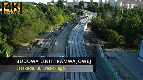 Olsztyn Budowa Linii Tramwajowej Estakada Ul Krasickiego 5