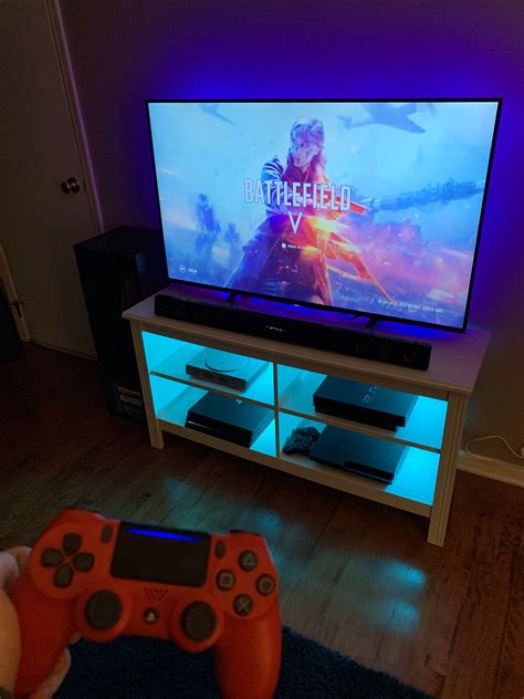 Gaming Setup Ideas For Ps4 Love My Setup You Want To Hang Your