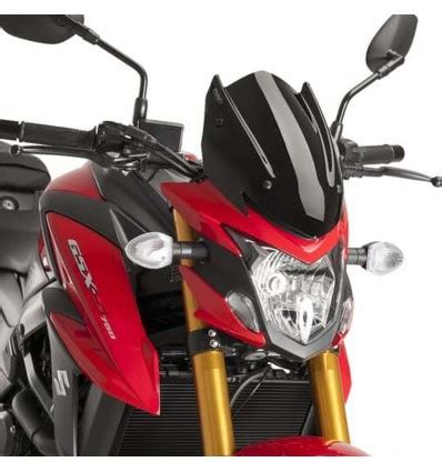 Cupolino Puig Naked Nero Per Suzuki GSX S 750 Dal 2017