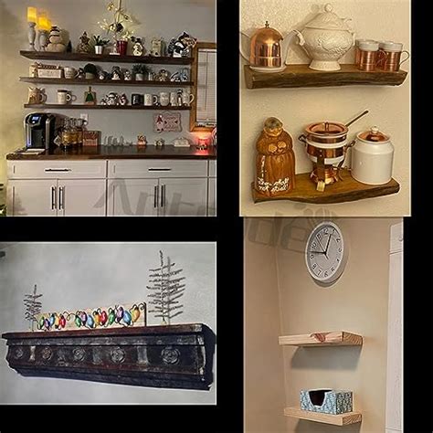 Snapklik 4 Piece Floating Shelf Brackets 6 Concealed Hidden