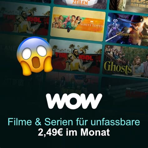 WOW Filme Serien für nur 2 49 im Monat dank Gutscheintrick