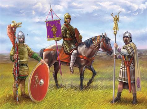 Roman Standards And Standard Bearers 2 Ad 192500 Elite 230 История