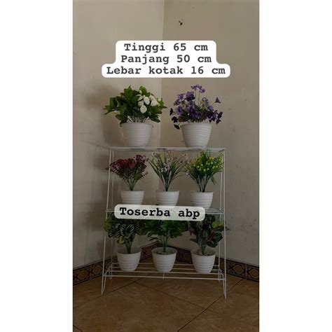 Jual Standing Pot Susun Rak Bunga Pot Bunga Besi Sni Mm Shopee