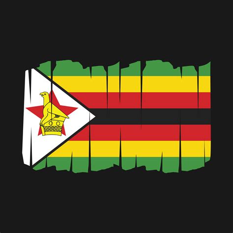 Zimbabwe Flag Brush 19040127 Vector Art at Vecteezy