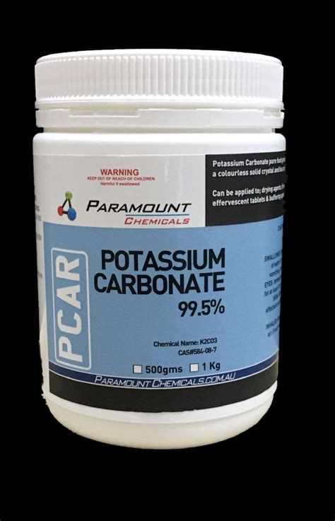 Potassium carbonate 99.5% - Paramount Chemicals