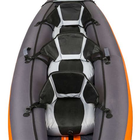 Itiwit 3 Person Inflatable Kayak Orange Decathlon