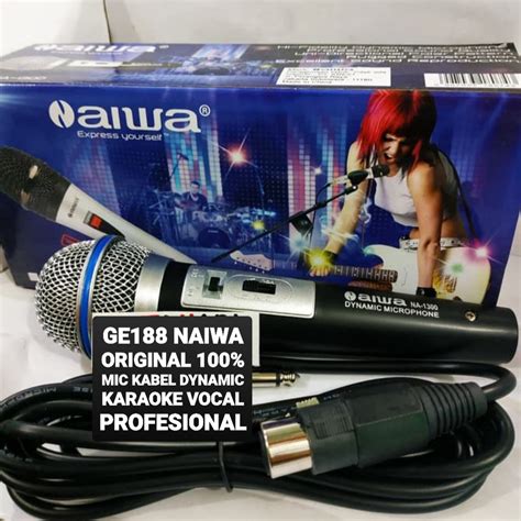 Jual Sale Ge Naiwa Original Aiwa Mic Kabel Microphone Cable Mik