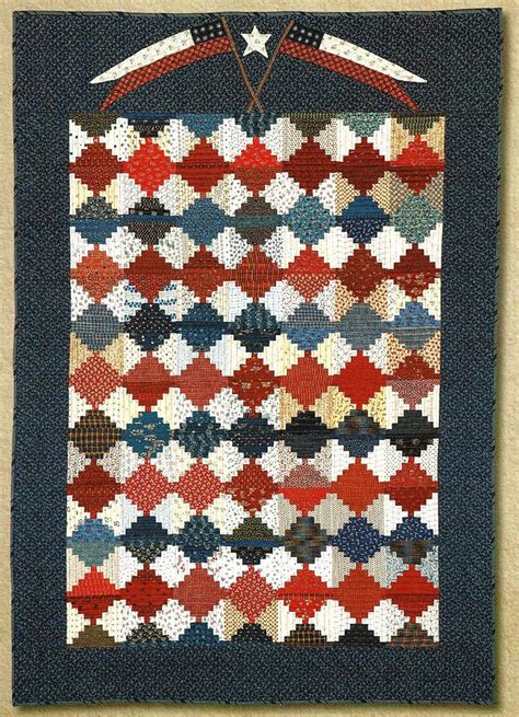 Liberty Steps Log Cabin Quilt Pattern By Norma Whaley Timeless