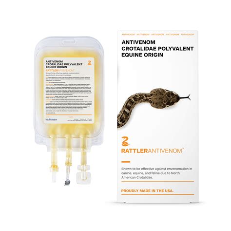 Rattler Antivenom ANTIVENOM, CROTALIDAE, POLYVALENT, EQUINE ORIGIN - Mg ...