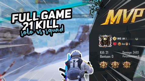 Full Game 21 Kill Solo Vs Squad Frozen Kingdom Event 4 Fingers Claw