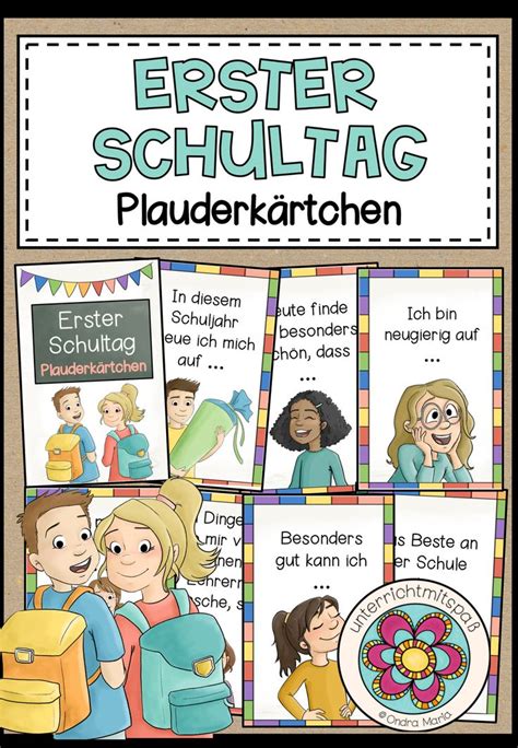 Erster Schultag Plauderk Rtchen Unterrichtsmaterial Im Fach