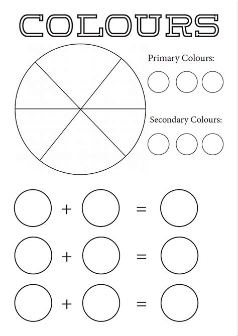 Colour theory worksheet | Teaching Resources - Worksheets Library