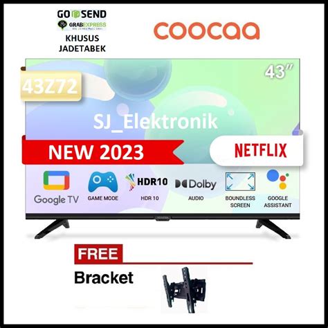 Jual Free Braket Led Tv Inch Coocaa Z Fullhd Google Tv Dvb T