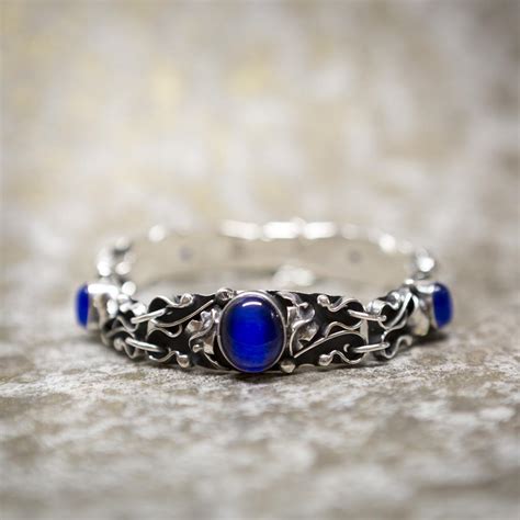 Sapphire Cats Eye Bracelet Belle Femme Of Seattle Organic Skin