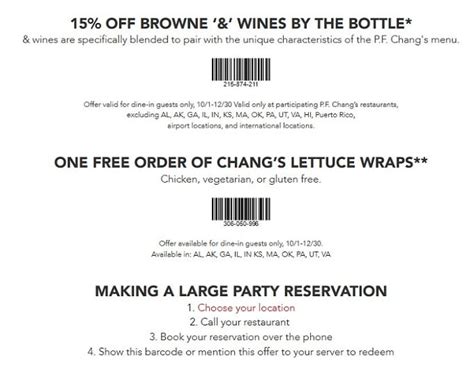 P.F. Chang's Specials & Happy Hour Deals