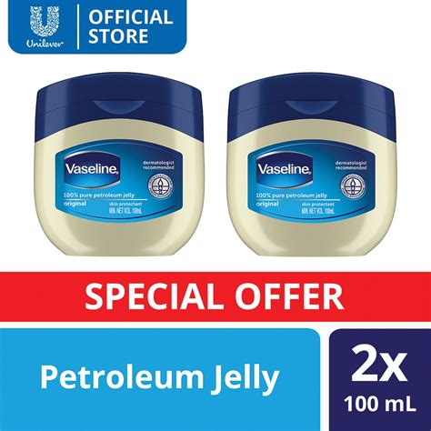 Vaseline Petroleum Jelly 100ml X2 Shopee Philippines