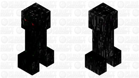 Black Creeper Minecraft Mob Skin