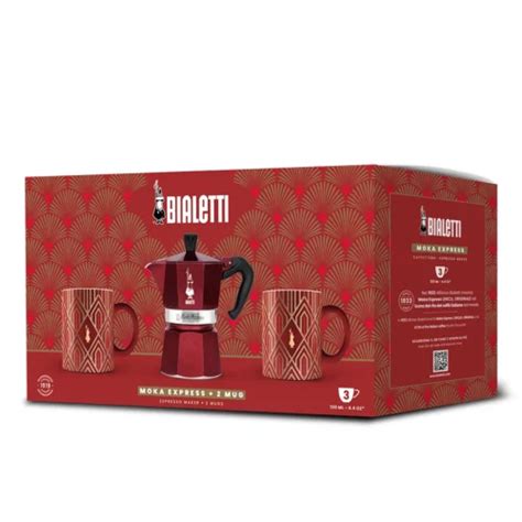 Cafetera Moka Express D Co Glamour Tazas Mugs Bialetti Per