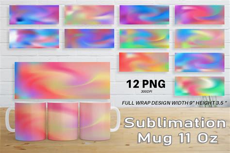 Mug Wrap Sublimation Design Wave Graphic By Artnoy · Creative Fabrica