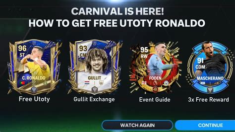 Free Ovr Utoty How To Get Ronaldo Fc Mobile Gullit