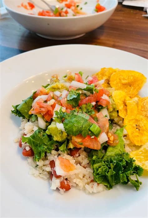 Naked Burrito Bowl With Cauliflower Rice Mindful Nutrition