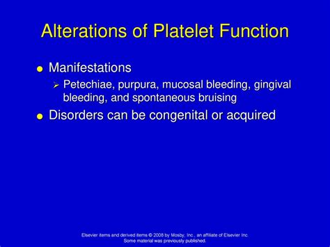 Alterations Of Hematologic Function Ppt Download