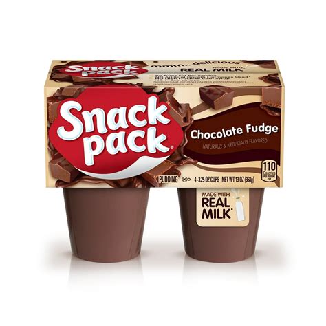 Snack Pack Chocolate Fudge Pudding Cups 4 Count