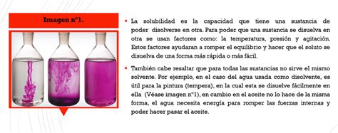 Representación de la solubilidad de un soluto en un solvente a nivel