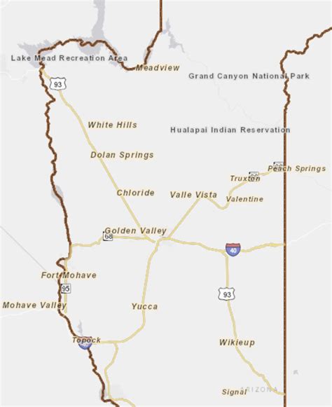 Mohave County Map