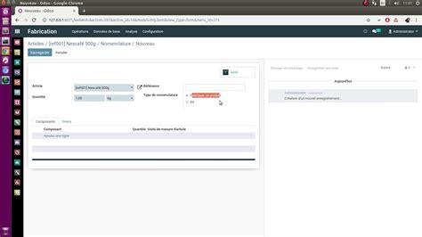 Gestion De La Fabrication Co T Des Produits Sous Odoo Community