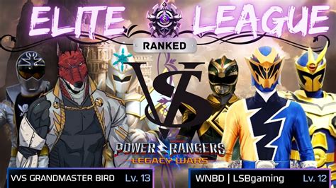 Power Rangers Legacy Wars Ranked Elite League Battle Dayne Vs Aiyon