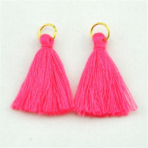 19 Color Mini Tassels Diy Craft Supplies Jewelry Tassels Etsy