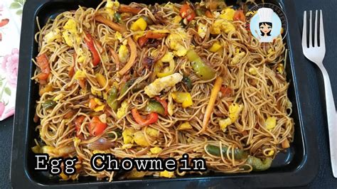 Egg Chowmein Recipe Popular Kolkata Street Food Egg Noodles Indian