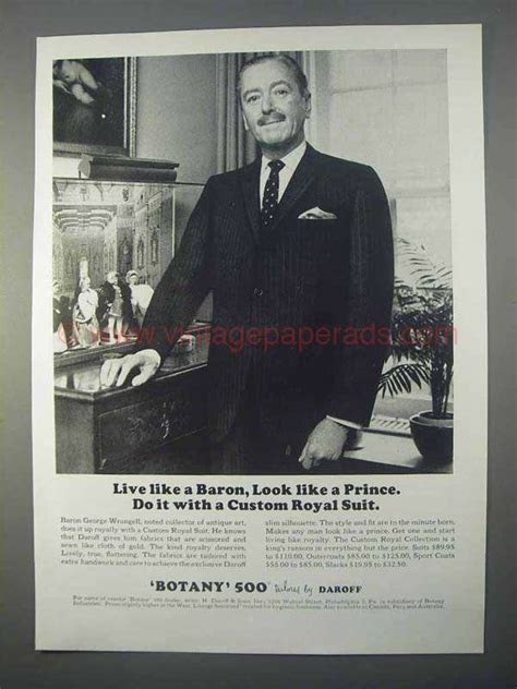 1966 Botany 500 Custom Royal Suit Ad George Wrangell CF052