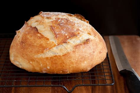 Crusty Rustic Bread {It's No Knead!} - Cooking Classy